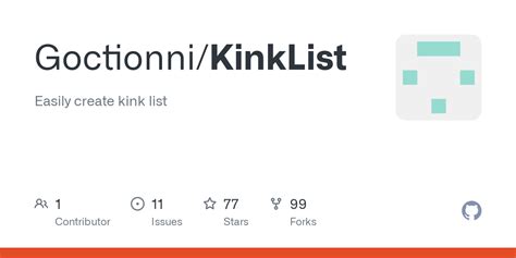 KinkList/README.md at master · Goctionni/KinkList · GitHub.